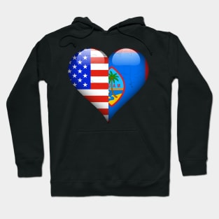 Half American Half Guamanian - Gift for Guamanian From Guam Hoodie